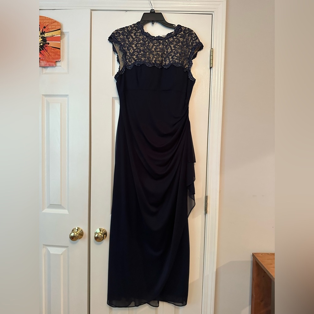 Alex Evenings Midnight Blue Gown
